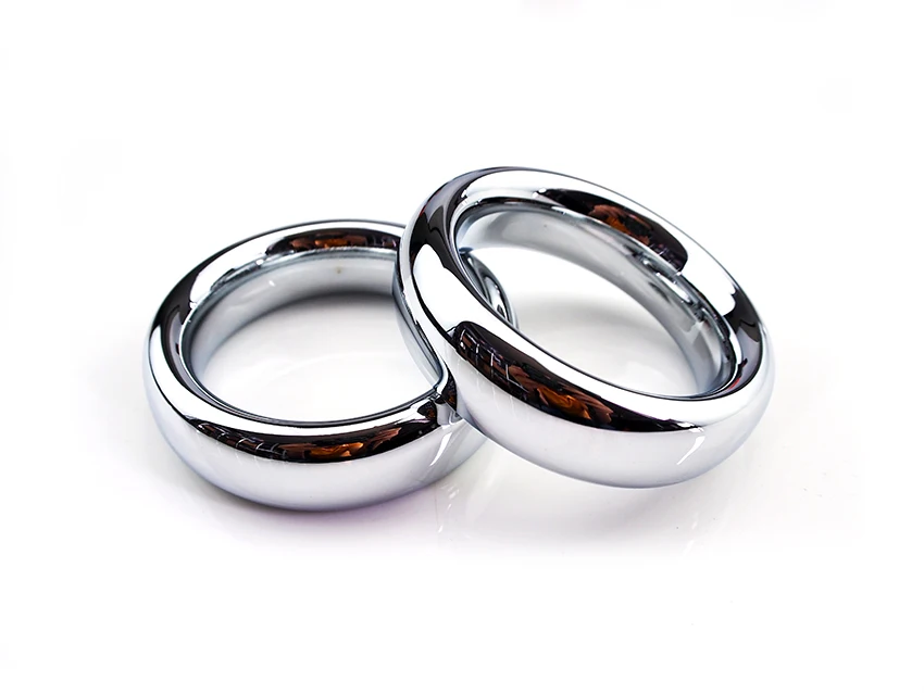 50mm  stainless steel cock ring scrotum stretcher penis ring ejaculation ball stretcher