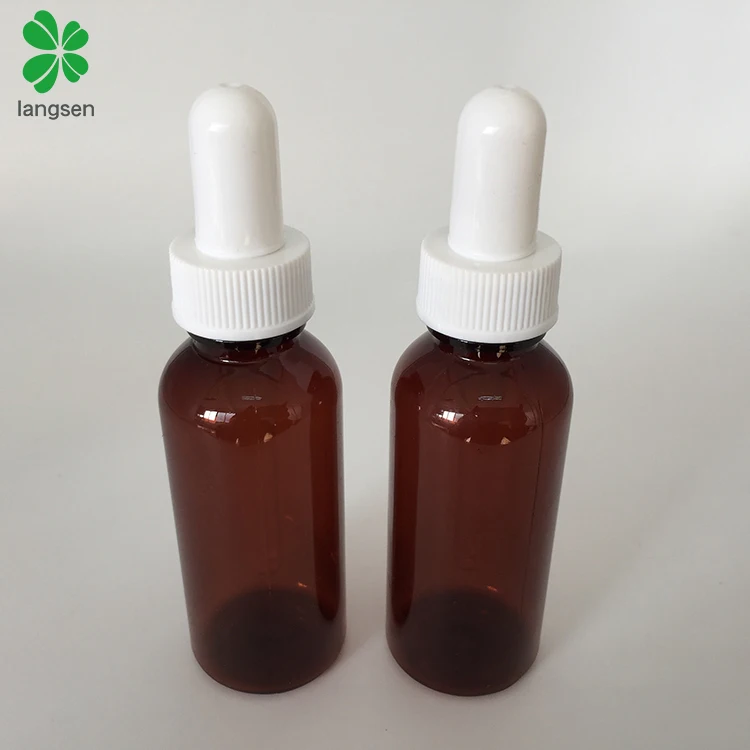 50ml 2oz Amber Plastic PET Bottles for Essential Oils with Eye Dropper Dispenser for Colognes & Perfumes, Chemistry