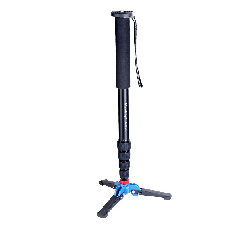 Manbily Wholesale Photographic Equipment 5 Sections Aluminum Monopod Stand,Camera Monopod