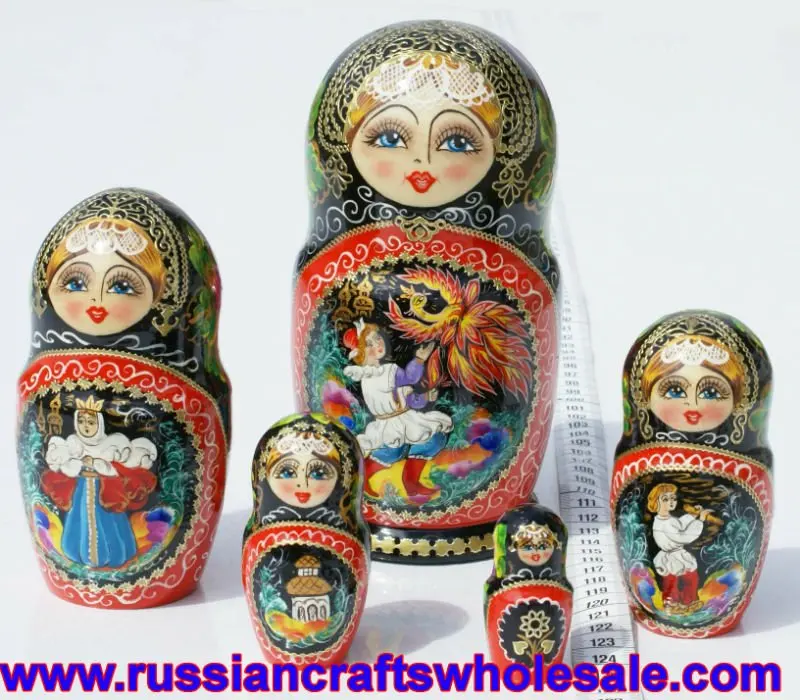  Matrioshka большая и настоящая красивая деревянная ручная роспись Матрешка с этническим орнаментом Русское народное искусство оптом Россия