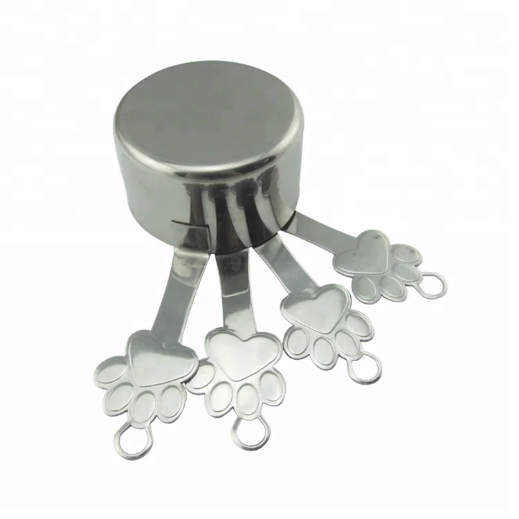 High Quality Measuring Tools 4pcs Stainless Steel Measuring Cups