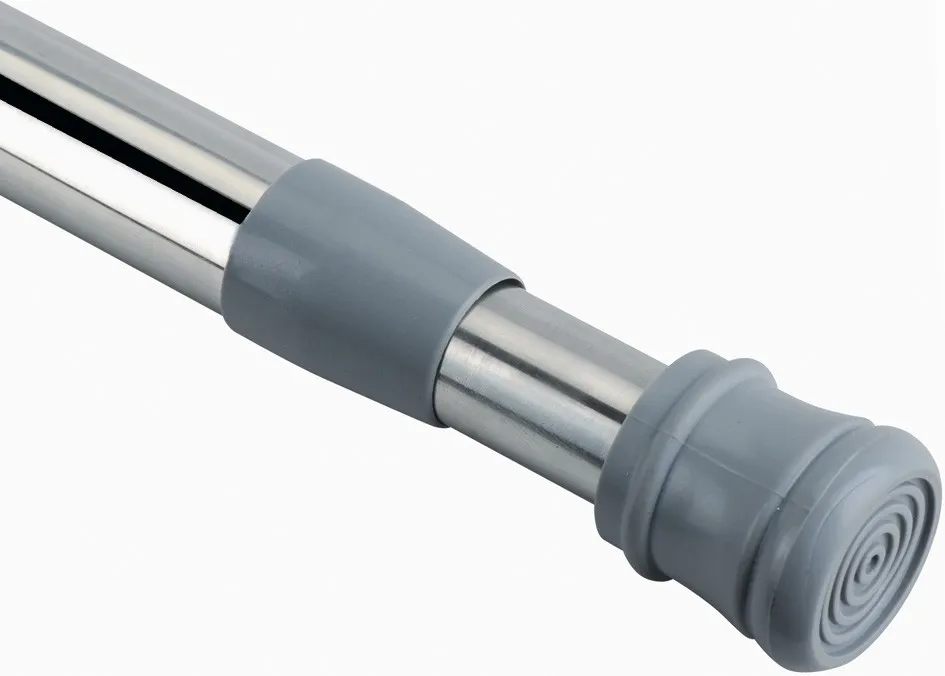 Алюминиевый с хромированным цветным растягивающимся стержнем для душевой занавески innerspring