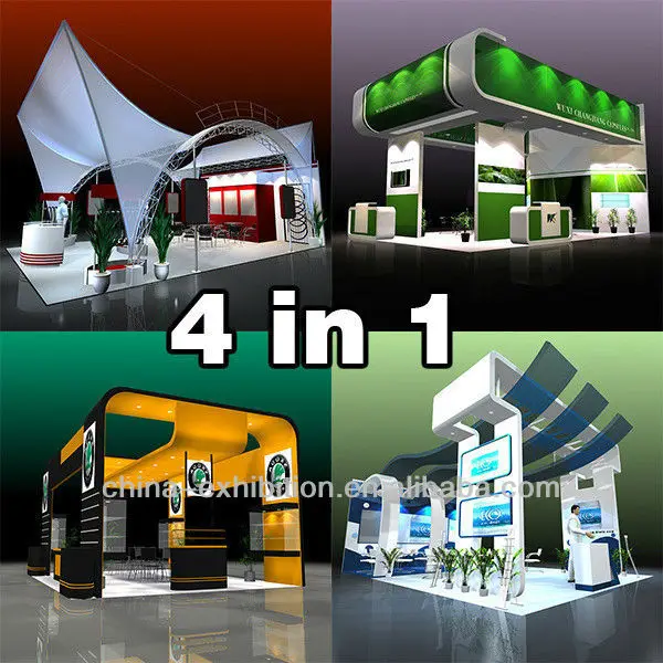 
Hot sale Show Clothes Product Customized Service For Textile Booth Fashion Exhibition Stand Design 
