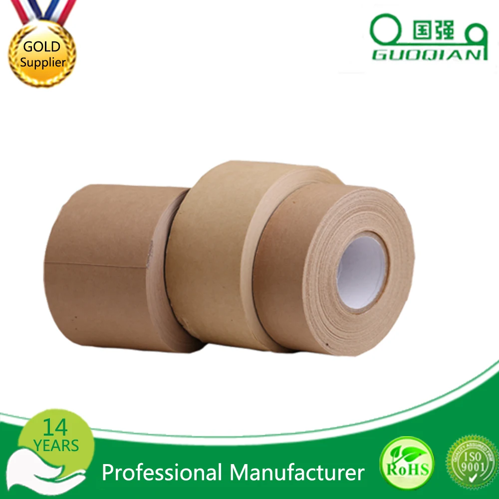 Water soluble fiber reinforced Brown kraft paper adhesive tape