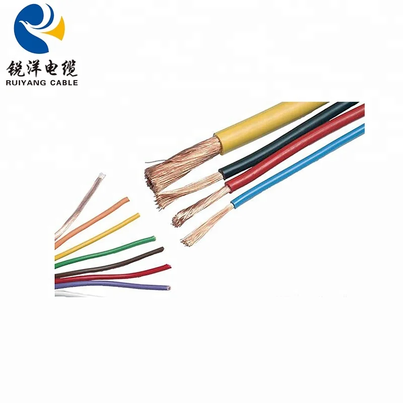Ruiyang Group Pvc Insulated 300/500V Stranded Copper Cable Wires And Cables