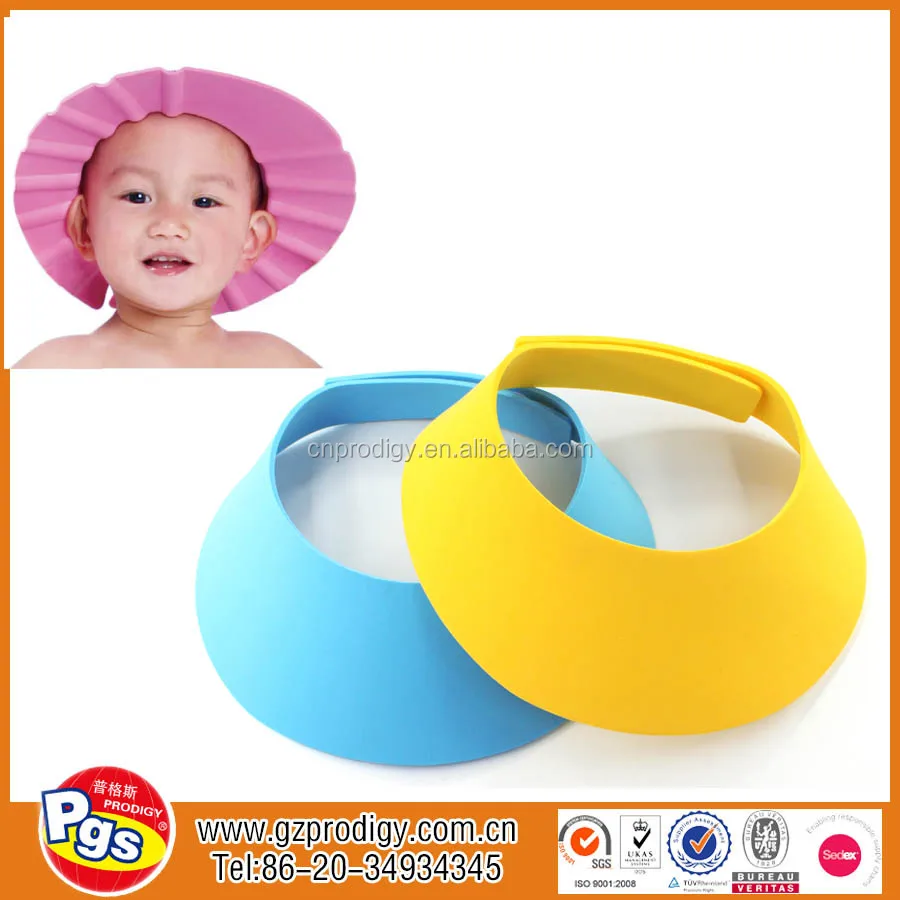 2021 baby bathing hat baby safety hat baby shampoo hat