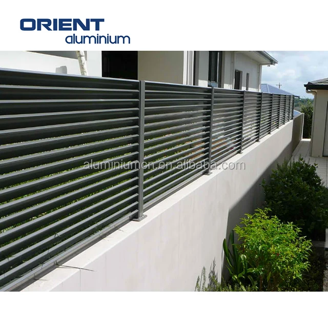 High quality aluminium slat fence / alu slats