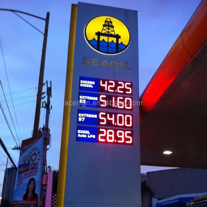 
Anti-wind Outdoor LED Sign Board Price For Petrol Station Anti-wind Outdoor LED Sign Board Price For Petrol Station