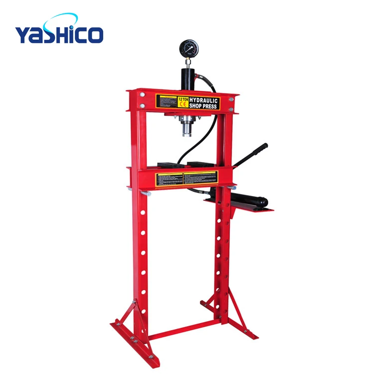 12T Shop Press With Gauge