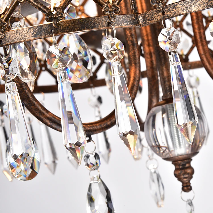 
factory crystal chandelier designer ceiling lamp led hotel ceiling light 
