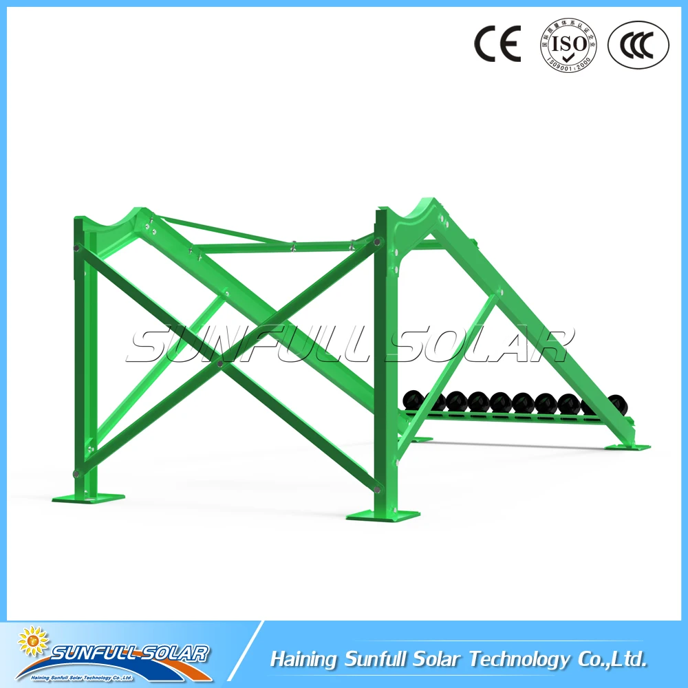 New Style 10 Tubes High Pressure Heat Pipe Solar Water Heater Greenhouse for Sale