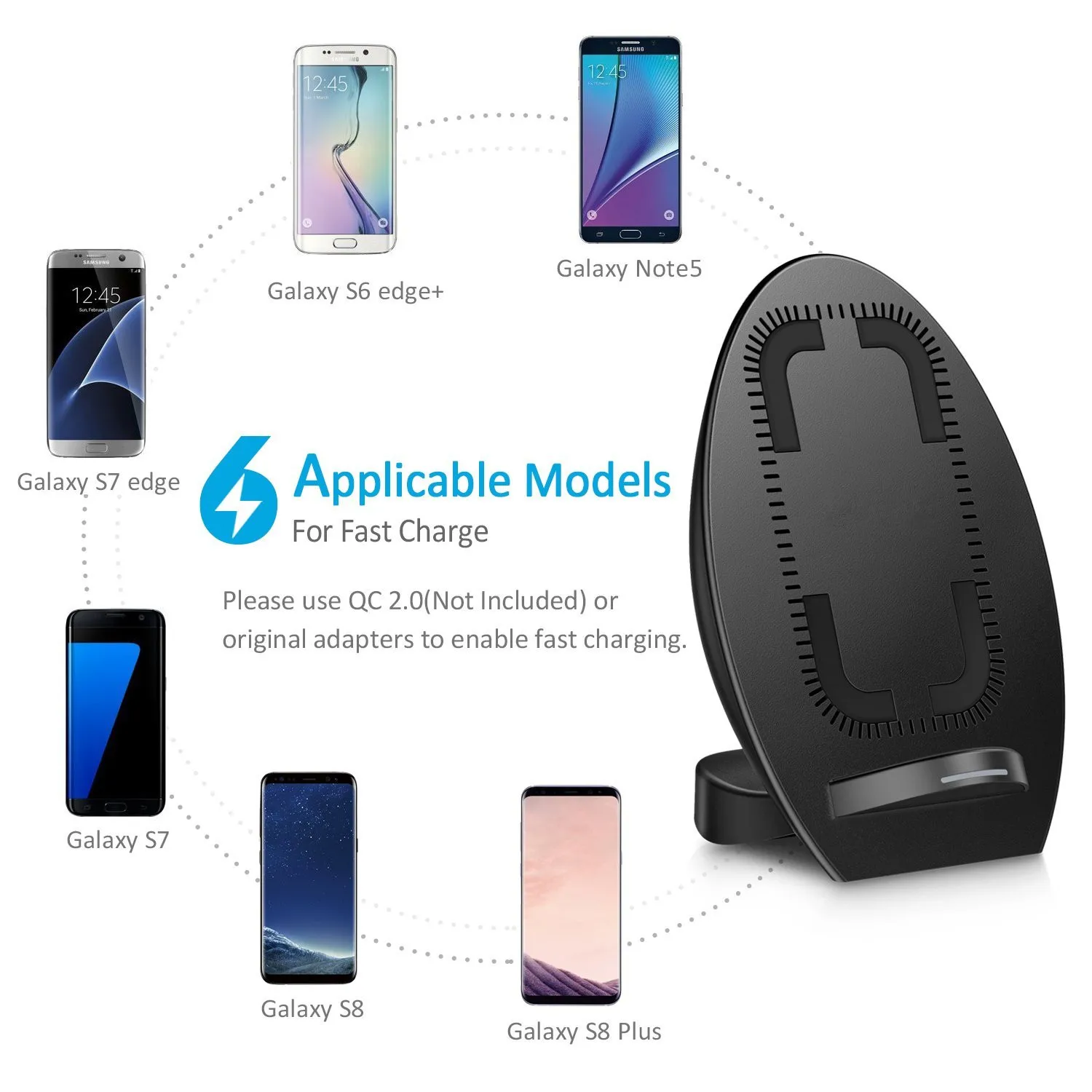 
hotsale wholeprice Turbo wireless charging Phone holder qi charger 10w wireless charging device 