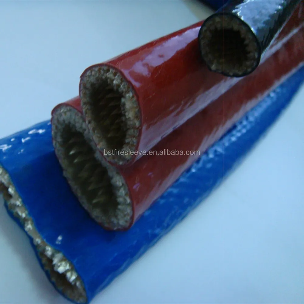 Grinding electrical sparks high temp protection Expandable Braided Fiberglass Sleeve Heat Resistant Fiberglass Sleeve