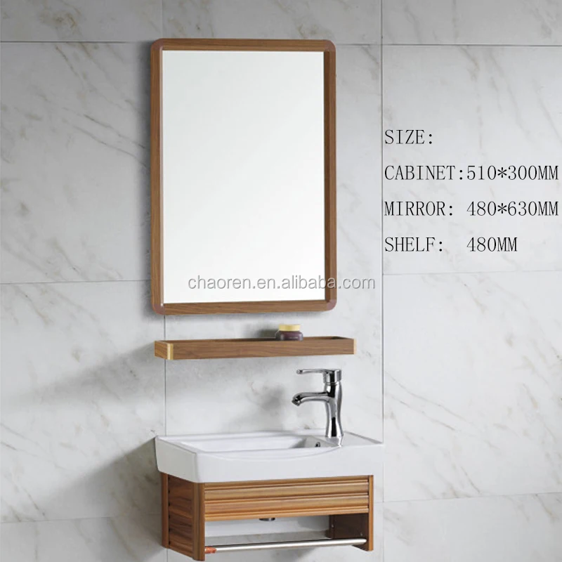 bathroom  bath ware rest toom Classic Bathroom Furniture Sink Cabinet Wall Hung Solid Wood