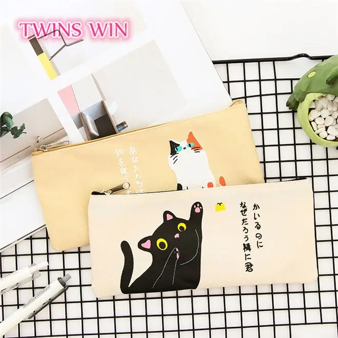 Uruguay multipurpose office supplies and stationery 2018 trendy animal design colorful canvas felt pencil bag