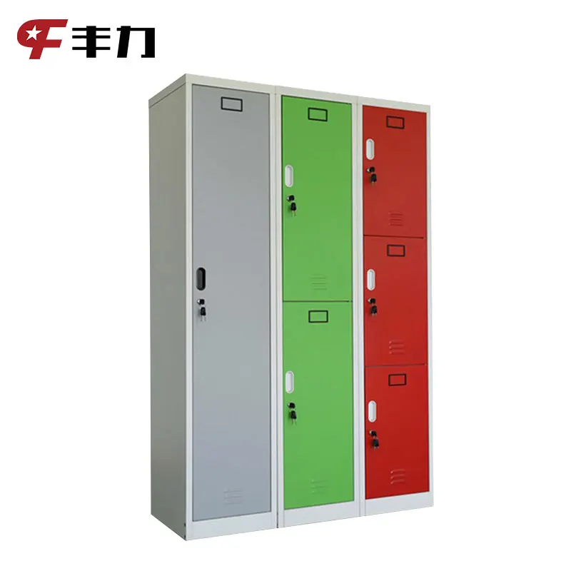Cheap Single Row 2 Door Steel Locker Cloth Almirah Cabinet