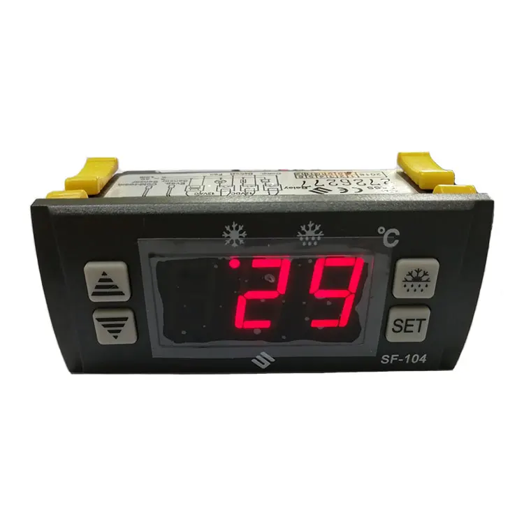 SF104S manual automatic defrost digital electronic temperature controller with sensor