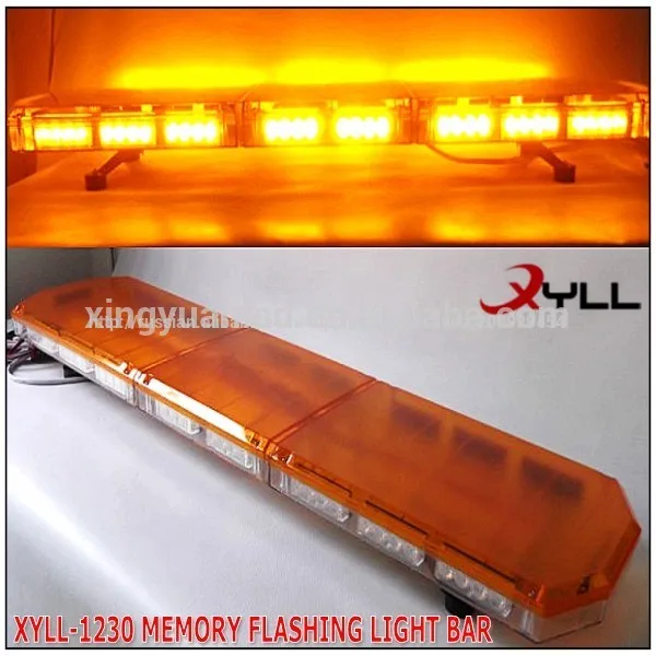 led strobe warning light for trucks with memory flashing furciton switchgear