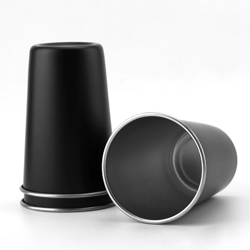 Coffee Travel Beer Vacuum Insulated Double Wall Carabiner Silicone Lid Insert Stainless Steel Camp Mug