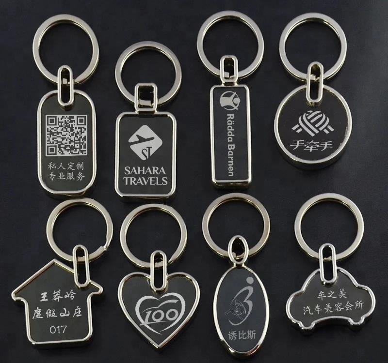 
Cheap Promotional Giveaway Customized Logo Key Ring, Square Shape Acrylic KeyChains Key Ring 