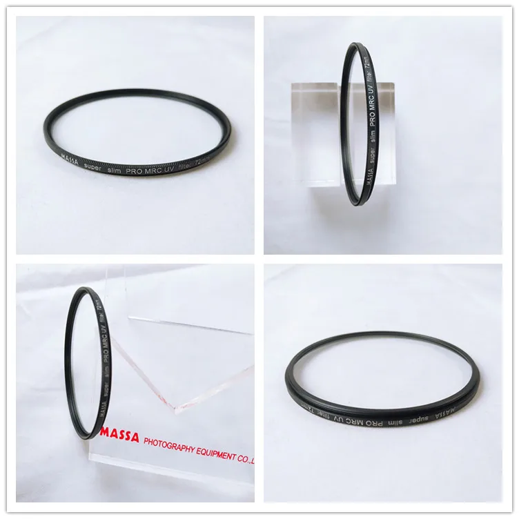 Massa Photographic Equipment digital camera accessories CNC hardware machining 46mm camera UV CPL ND CLOSE UP IR lens  filter