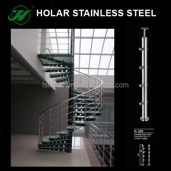 china manufacturer supplies inox indoor stair railings,outdoor stair railing