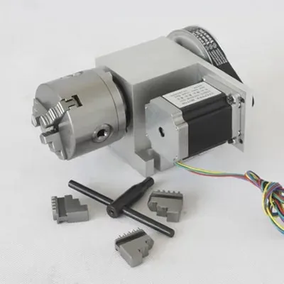 Cnc головка (4-я ось, вращающаяся ось, ось A) для станка с ЧПУ с 80 мм 3 челюсти