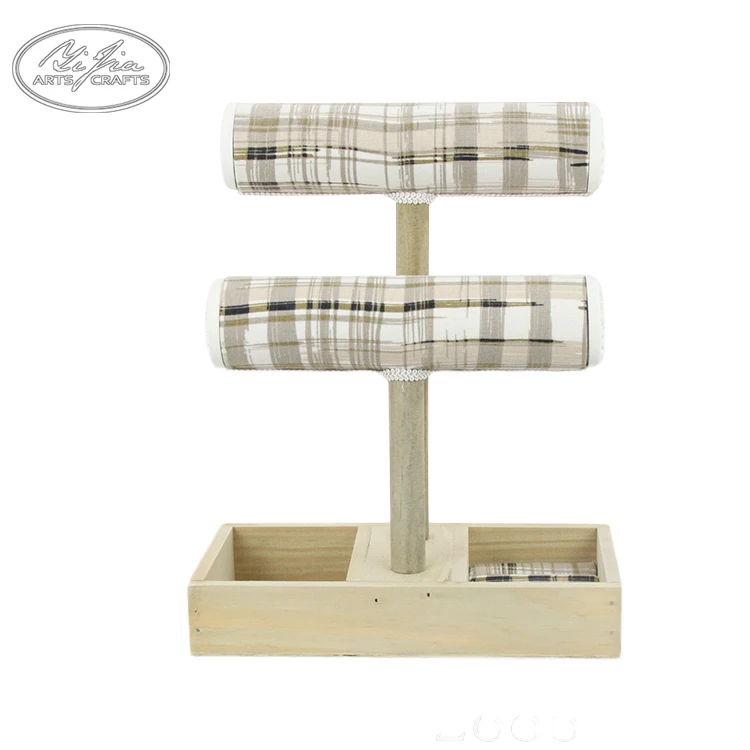 Classic design beautiful t bar bracelet jewelry display stand for ladies