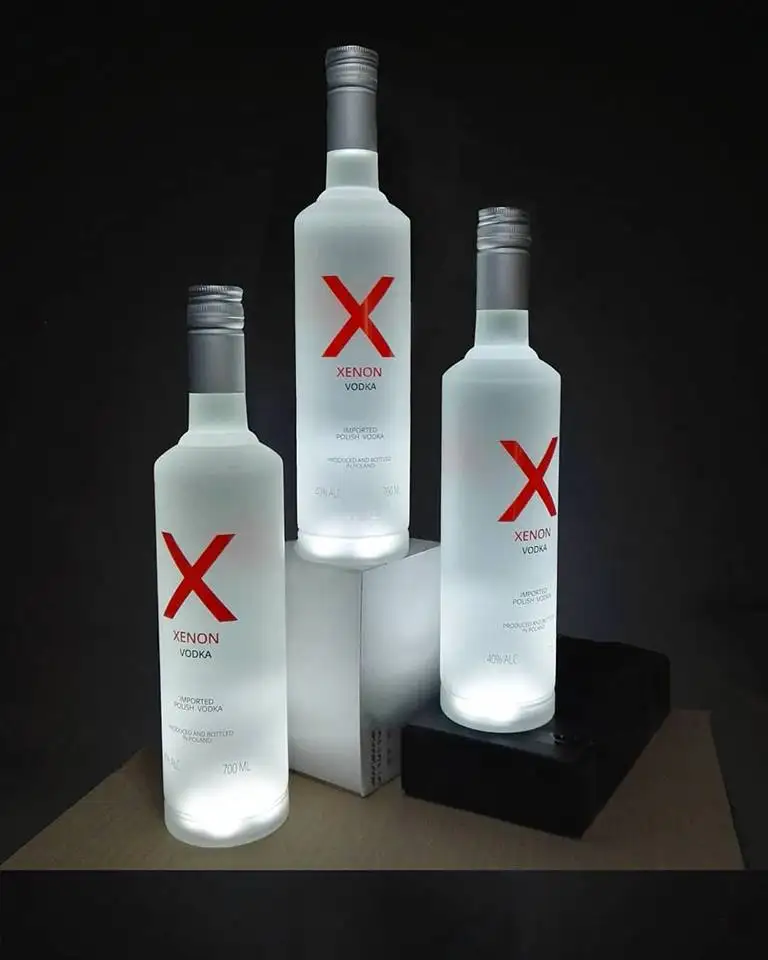 Led Bottle Flashing Light Sticker for Wine/beer/vodka Bottle