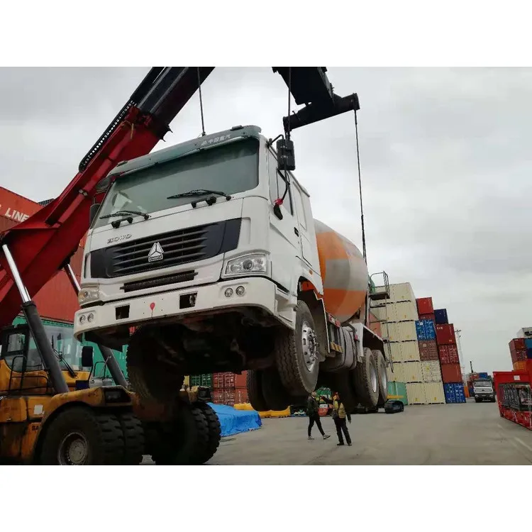 
Seconed Head Sinotruk Howo 6x4 Concrete Mixer Truck, Used 8CBM Concrete Truck Drum Mixer To Africva 