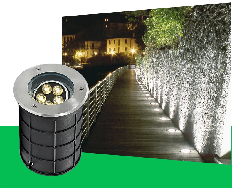 IP65 Waterproof Underground Light 3W 6W 9W 12W 18W 24W 36W Beam Angle Adjustable LED Inground Light