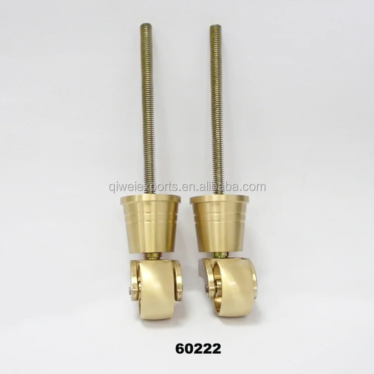 Brass caster wheel for high class furniture, metal chair caster