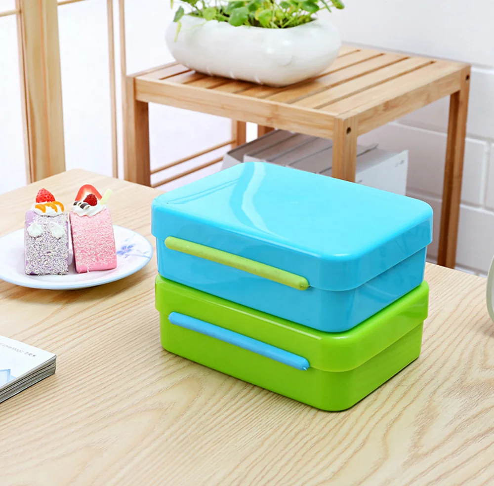 
Plastic Rectangular China bento box with customer design promotional 