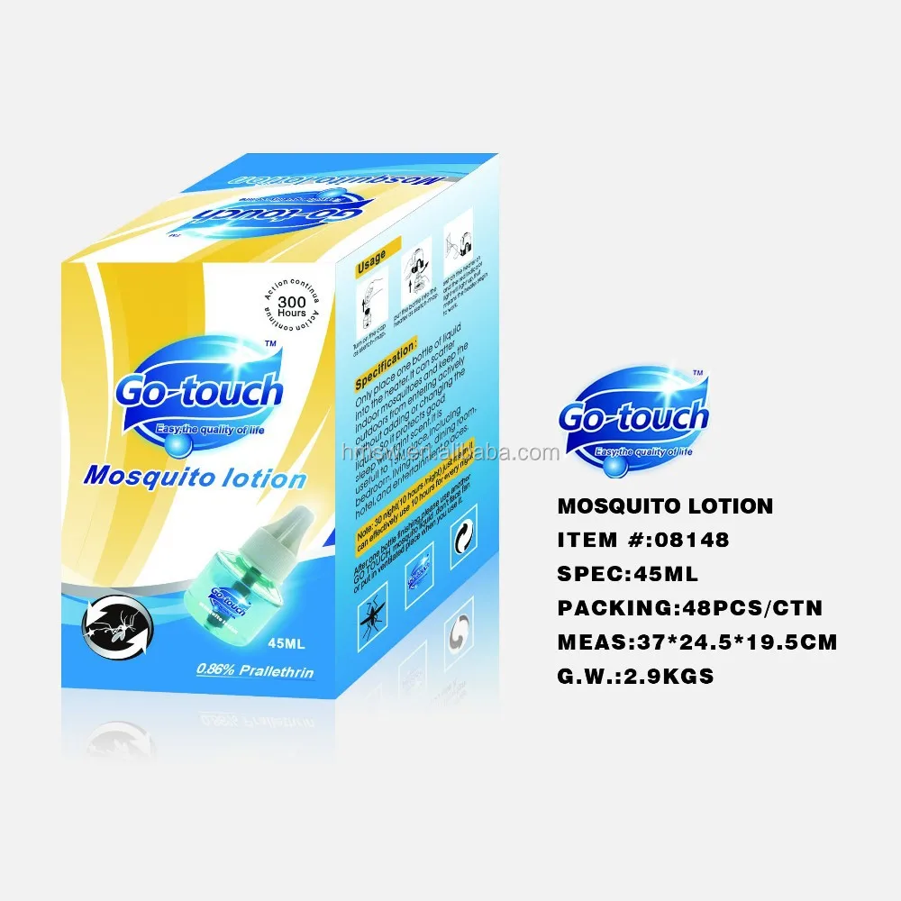 
Go-touch 45ml Indoor Electric Mosquito Killer Lotion Repellent Liquid 