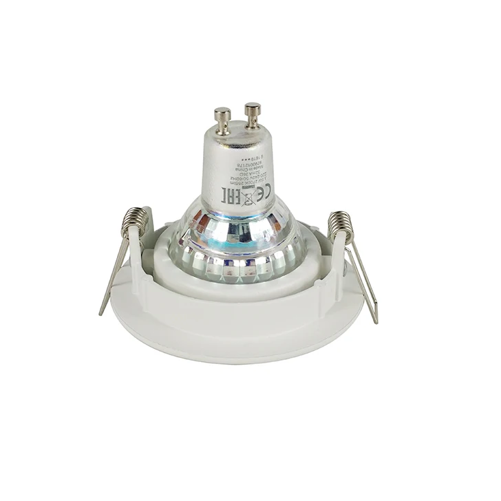 
Round Front change Bulb Easy installation MR16 GU10 Downlight Holder 