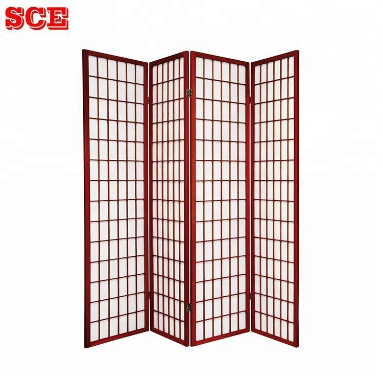 Modern 6ft Pine Wood Folding Screens MDF Fabric Room Divider Metal Technique Art Design Living Room Decorative Partitions