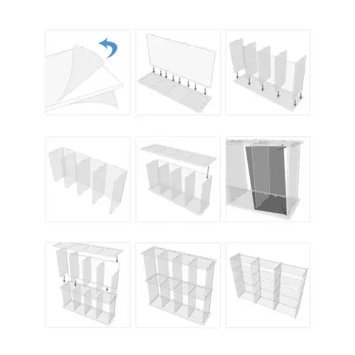 Plexiglass Acrylic Mini Car Tomica Display Case