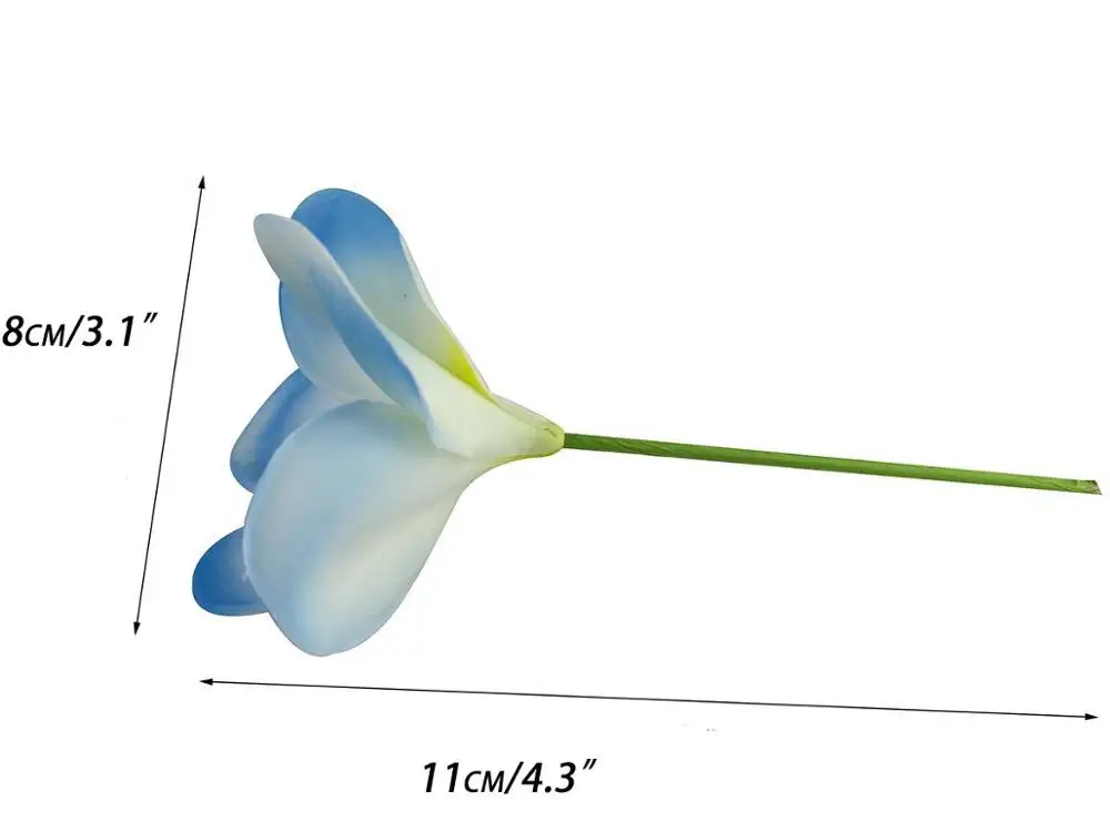 PU Real Touch Lifelike Artificial Plumeria Frangipani Flowers Bouquets Wedding Home Party Decoration