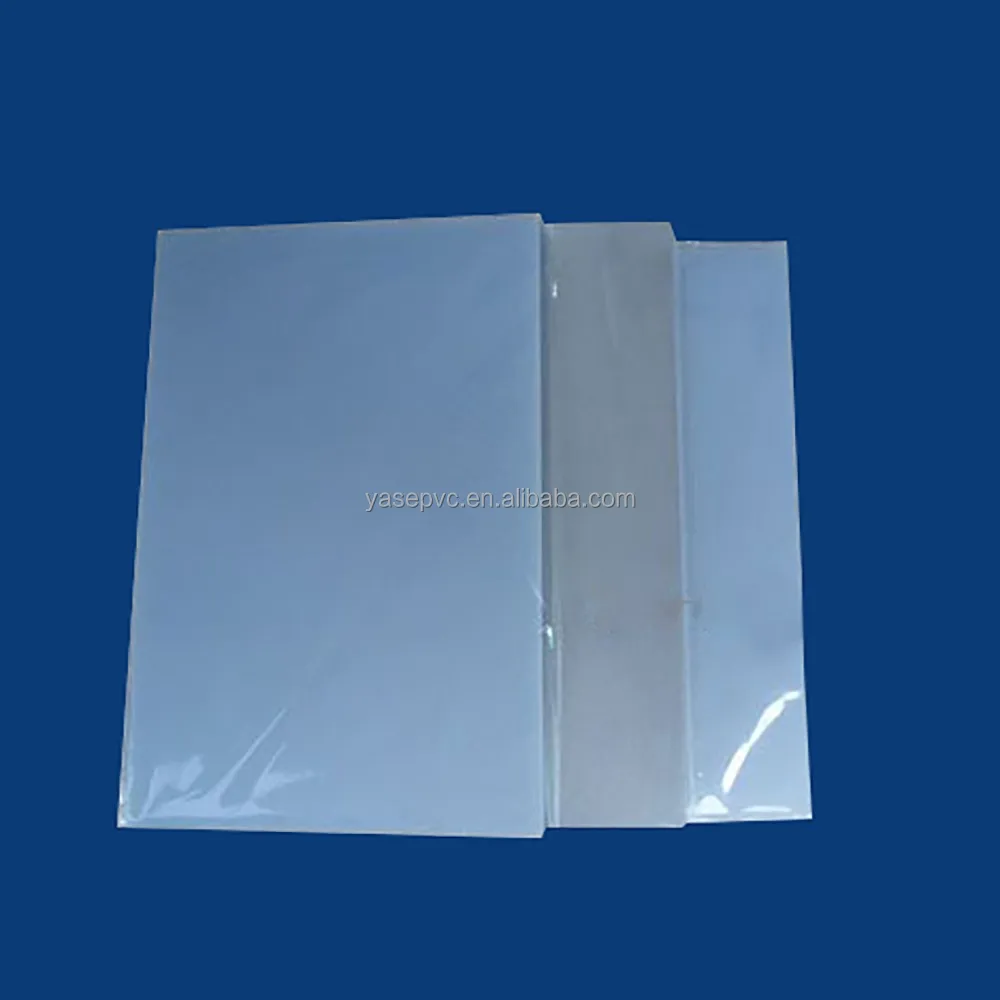 Pvc sheets silver transparent for Inkjet printers