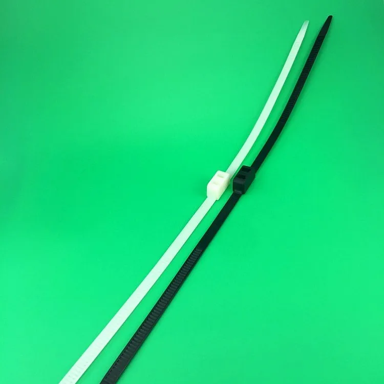 12x700mm OUORO self locking plastic nylon handcuffs cable tie