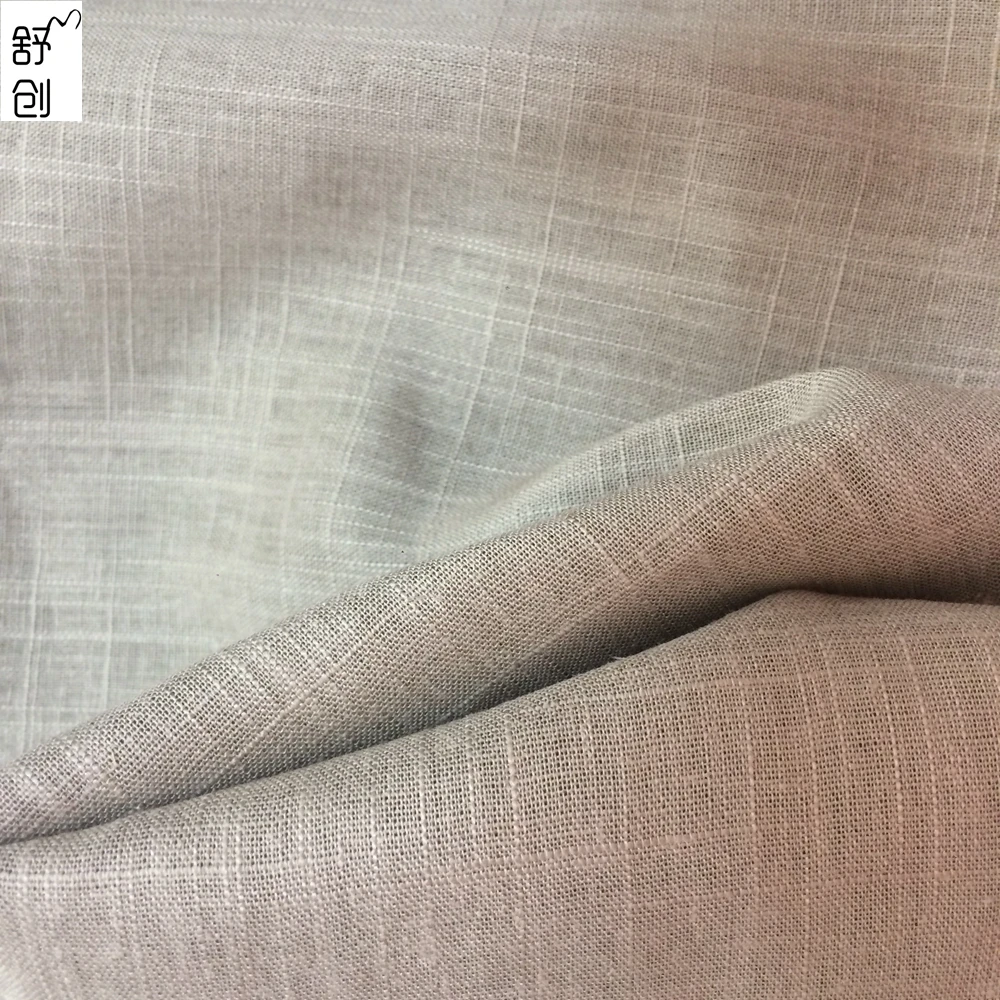 Comfortable linen viscose woven mixed fabric for cloth