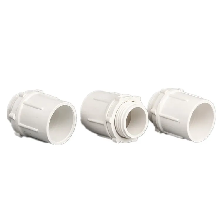 Electrical Conduit Fitting PVC Male Adaptor with Lock Ring