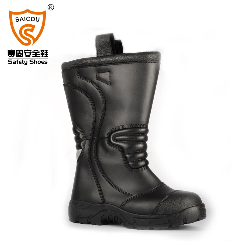 
Fireproof boots rubber fireman boots 