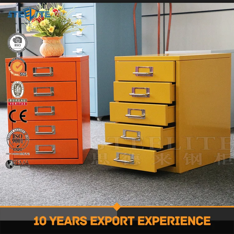 5 drawer metal file cabinet sliding metal filing cabinet design for desktop