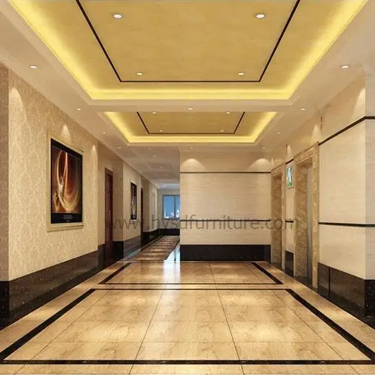 Modern hotel furniture lobby Corridor Wall decor for 5 star