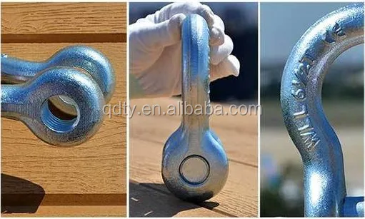 U.S Type Drop Forged Lifting Safety Screw Pin Chain Shackle