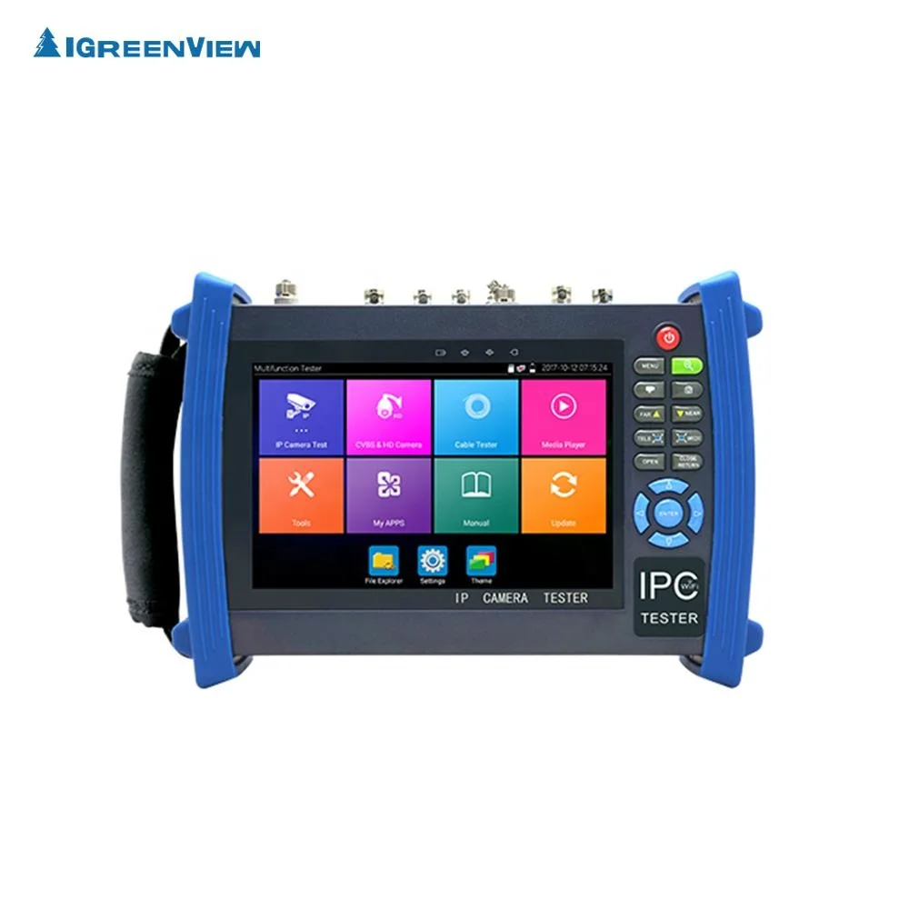 1920*1200 resolution IPC-8600 Plus series HD Coaxial Tester ahd cctv ip security camera tester