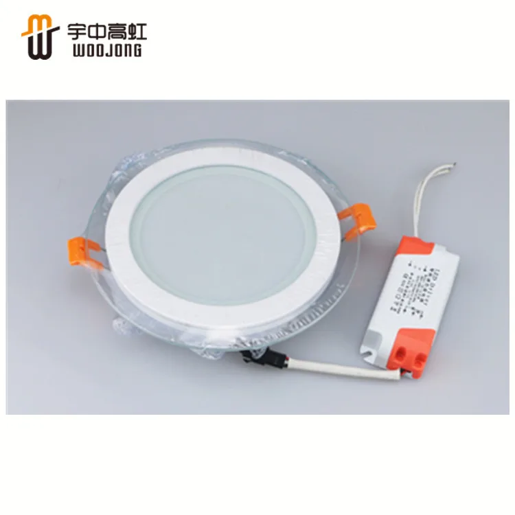 
Ultra-thin flat surface mounted lamp 18W square glass LED Downlight 