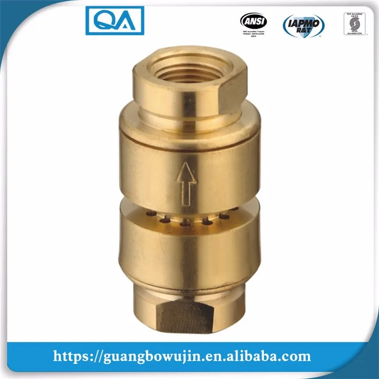 Твердой латуни шланг обратный клапан разъем