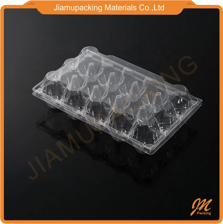 Transparent plastic egg tray mould for display egg and easy to take away